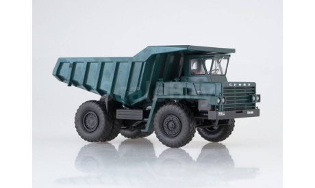 Карьерный самосвал БЕЛАЗ-540 зеленый, масштабная модель, Дилерская модель, 1:43, 1/43