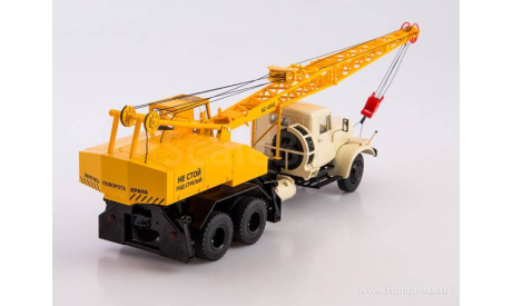 Автокран КС-4561 (КрАЗ-257) бежевый/желтый, масштабная модель, Start Scale Models (SSM), 1:43, 1/43