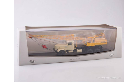 Автокран КС-4561 (КрАЗ-257) бежевый/желтый, масштабная модель, Start Scale Models (SSM), 1:43, 1/43
