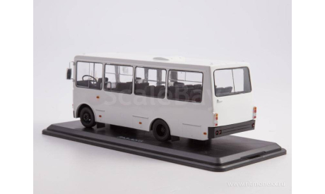 Автобус ЛАЗ-А073 белый, масштабная модель, ModelPro, 1:43, 1/43