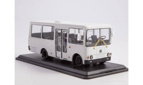 Автобус ЛАЗ-А073 белый, масштабная модель, ModelPro, 1:43, 1/43