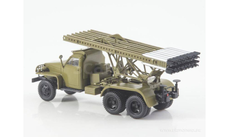 Легендарные грузовики СССР №112, БМ-13Н ’Катюша’ (Studebaker US6), масштабная модель, Наши грузовики, 1:43, 1/43