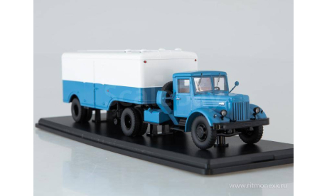 МАЗ-200В с п/п МАЗ-5217 синий/белый, масштабная модель, Start Scale Models (SSM), 1:43, 1/43