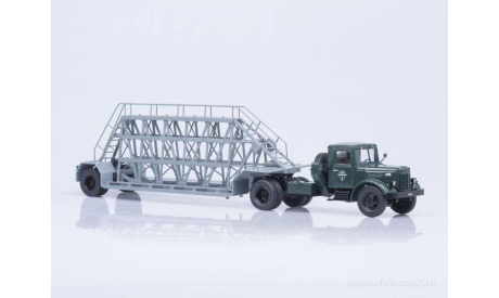 МАЗ-200В с п/п НАМИ-790 зеленый/серый, масштабная модель, Start Scale Models (SSM), scale43