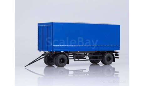 МАЗ-6303 с прицепом МАЗ-83781 синий, масштабная модель, Start Scale Models (SSM), scale43