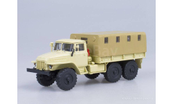 Урал-375Д бортовой с тентом бежевый