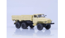 Урал-375Н 6х6 бортовой бежевый, масштабная модель, Автоистория (АИСТ), 1:43, 1/43
