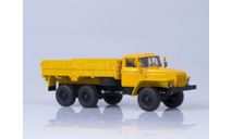 Урал-43202 6x6 бортовой желтый, масштабная модель, Автоистория (АИСТ), 1:43, 1/43