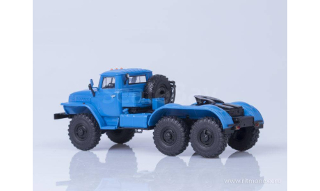 Урал-4420 седельный тягач синий, масштабная модель, Автоистория (АИСТ), 1:43, 1/43