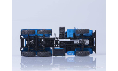Урал-4420 седельный тягач синий, масштабная модель, Автоистория (АИСТ), 1:43, 1/43