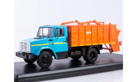 МКЗ-10 (ЗиЛ-4333) синий/оранжевый, масштабная модель, Start Scale Models (SSM), scale43