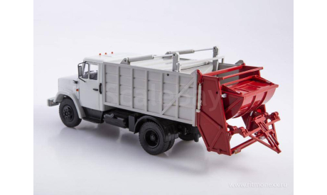 МКЗ-10 (ЗиЛ-4333) серый, масштабная модель, Автоистория (АИСТ), 1:43, 1/43