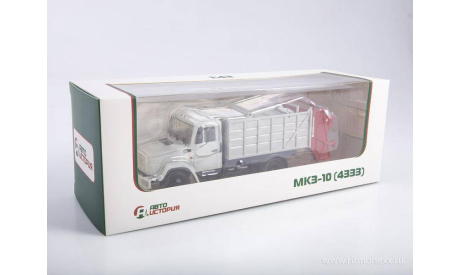 МКЗ-10 (ЗиЛ-4333) серый, масштабная модель, Автоистория (АИСТ), 1:43, 1/43