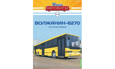 Наши Автобусы №79, Волжанин-6270, масштабная модель, Наши Автобусы (MODIMIO Collections), 1:43, 1/43