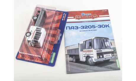 Наши Автобусы. Спецвыпуск № 18, ПАЗ-3205-30К, масштабная модель, Наши Автобусы (MODIMIO Collections), 1:43, 1/43