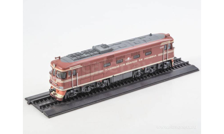 Наши поезда № 7, ТЭП 60 красный, железнодорожная модель, 1:87, 1/87
