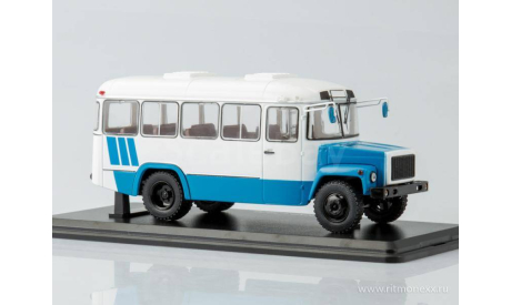 Автобус КАвЗ-3976 белый/синий, масштабная модель, Start Scale Models (SSM), scale43