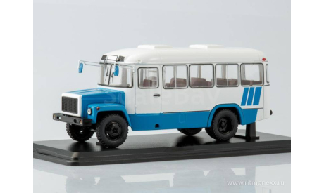 Автобус КАвЗ-3976 белый/синий, масштабная модель, Start Scale Models (SSM), scale43