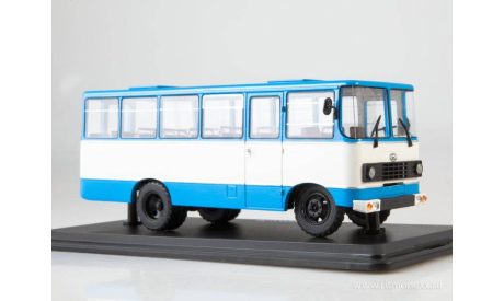 Автобус Прогресс-35 белый/голубой, масштабная модель, ModelPro, 1:43, 1/43