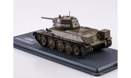 Советский средний танк Т-34-76, масштабные модели бронетехники, Наши Танки, 1:43, 1/43