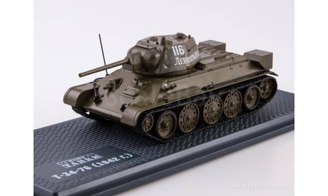 Советский средний танк Т-34-76, масштабные модели бронетехники, Наши Танки, 1:43, 1/43