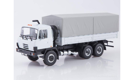 Tatra 815 V26 бортовая серая с тентом, масштабная модель, Автоистория (АИСТ), 1:43, 1/43