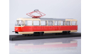 Трамвай Tatra-T3SU бежевый/оранжевый, масштабная модель, Start Scale Models (SSM), 1:43, 1/43