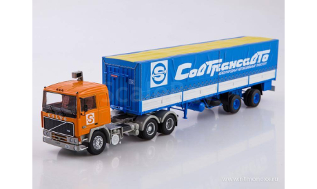 Volvo F12 с полуприцепом Fruehauf Savoyarde, масштабная модель, Start Scale Models (SSM), 1:43, 1/43