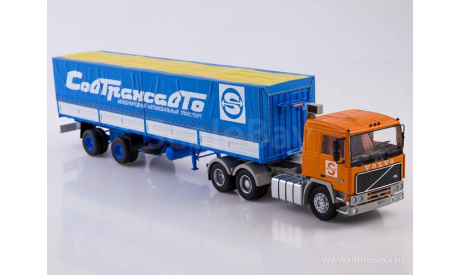 Volvo F12 с полуприцепом Fruehauf Savoyarde, масштабная модель, Start Scale Models (SSM), 1:43, 1/43