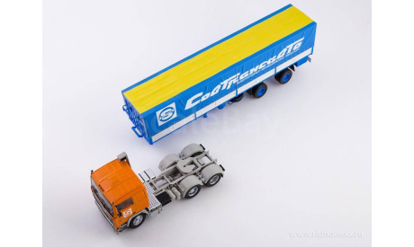 Volvo F12 с полуприцепом Fruehauf Savoyarde, масштабная модель, Start Scale Models (SSM), 1:43, 1/43