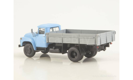 ЗиЛ-130-76 бортовой (поздний) голубой/серый, масштабная модель, Автоистория (АИСТ), 1:43, 1/43