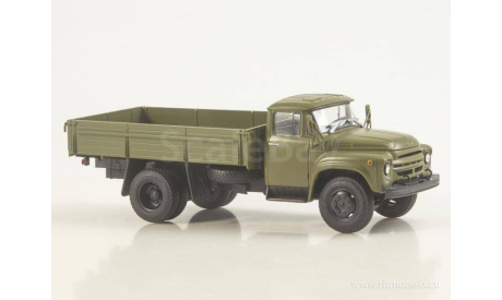 ЗиЛ-130 бортовой хаки, масштабная модель, Автоистория (АИСТ), 1:43, 1/43