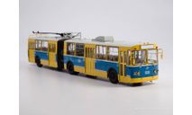Троллейбус ЗиУ-10 желто-синий, масштабная модель, Советский Автобус, scale43