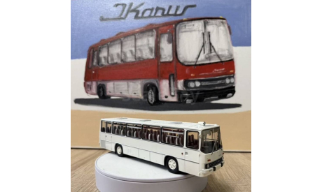 Автобус от demprice Ikarus 255.70, масштабная модель, scale43