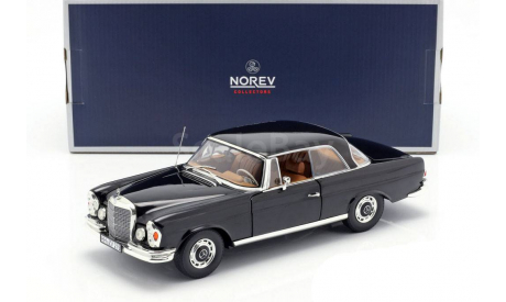 Мерседес Бенц Mercedes Benz 280SE Coupe W111 1969 Черный Norev 1:18 183432 БЕСПЛАТНАЯ доставка, масштабная модель, scale18, Mercedes-Benz