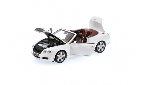 Бентли Bentley Continental GTC 2006 Белый Minichamps 1:18 100139032 БЕСПЛАТНАЯ доставка, масштабная модель, scale18