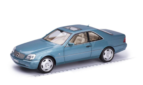 Мерседес Бенц Mercedes Benz CL600 Coupe (C140 W140) 1997 Norev 1:18 183448, масштабная модель, Mercedes-Benz, scale18