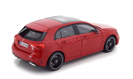 Мерседес Бенц Mercedes Benz A Class (W177) 2018 Красный Norev 1:18 183594, масштабная модель, Mercedes-Benz, scale18