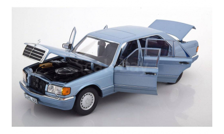 Мерседес Бенц Mercedes Benz S class 560 SEL (W126) 1991 Длинная версия Norev 1:18 183464, масштабная модель, 1/18, Mercedes-Benz