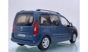 Ситроен Citroen Berlingo Минивэн 2016 Kyanos Blue Norev 1:18 181640, масштабная модель, scale18, Citroën