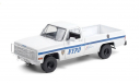 Chevrolet Silverado C/K 3 CUCV M1008 Pick-Up New York City Police Department NYPD Пикап Полиция Нью-Йорк США 1984 Greenlight 1:18, масштабная модель, scale18