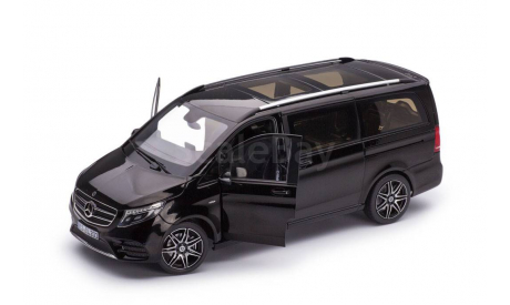 Мерседес Бенц Mercedes Benz Viano Vito V-Class AMG W447 2018 Минивен Черный Norev 1:18 183860 30 см, масштабная модель, scale18, Mercedes-Benz