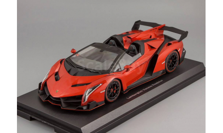 Ламборгини Lamborghini Veneno Roadster 2015 Kyosho 1:18 C09502RM БЕСПЛАТНАЯ доставка, масштабная модель, 1/18