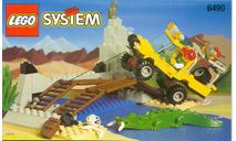 Набор Конструктор Лего Lego Джип для пустынь Amazon Crossing 6490 1995 год Раритет 100 % Оригинал, масштабная модель, scale43