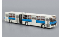 Автобус Ikarus Икарус 280 33M (1994 - 1996) Сочлененный бело-синий Поздний ClassicBus 1:43 БЕСПЛАТНАЯ доставка, масштабная модель, 1/43