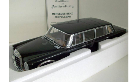 Мерседес Бенц Mercedes Benz 600 Pullman W100 LWB 1966 Черный Длинный AutoArt 1:18 БЕСПЛАТНАЯ доставка, масштабная модель, scale18, Mercedes-Benz