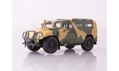 Газ 233036 4х4 Тигр СПМ 2 2015 IXO IST Автолегенды ДеАгостини DeAgostini 1:43, масштабная модель, scale43