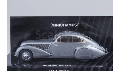 Бентли Bentley Embiricos 1939 Minichamps 1:43 436139820, масштабная модель, scale43