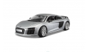 Ауди Audi R8 V10 2012 Серебристый Радиоуправляемый Maisto 1:10 БЕСПЛАТНАЯ доставка, масштабная модель, scale10, Maisto-Swarovski