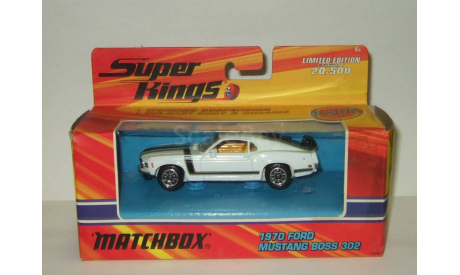 Форд Ford Mustang Boss 702 1970 Matchbox SuperKings 1:43 БЕСПЛАТНАЯ доставка, масштабная модель, scale43